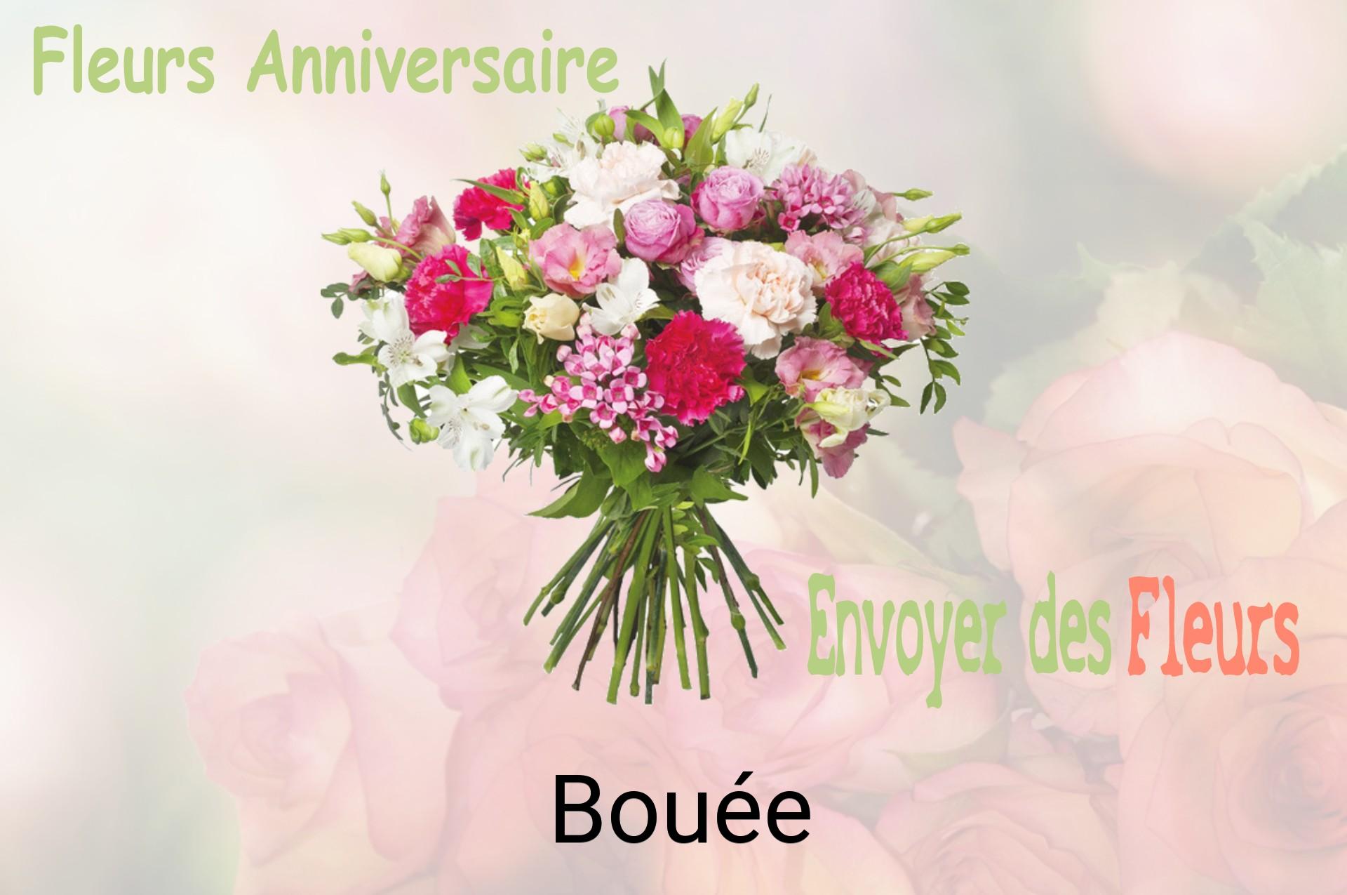 Bouquet de fleurs d’anniversaire livré à Bouée